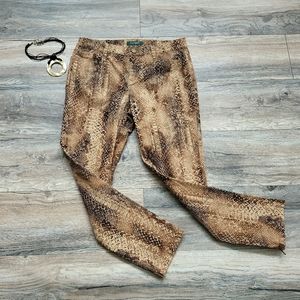 Lauren Ralph Lauren Snake Print Pants